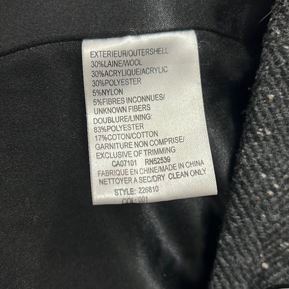 Utex D Vintage Tweed Herringbone Belted Outerwear Slouch Trench Coat Size Large - Picture 6 of 16